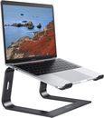 Notebook Halterung, Laptop Ständer mit Belüftung PC Riser Ergonomisch, Schwarz