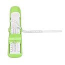 Shoe Sizer, Safe High Strength Easy Carrying Foot Measuring Device ABS PP Wide Range Practical for Home (Green)