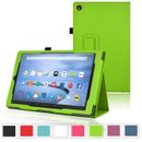 For Amazon Fire 8 Tablet 10th Generation 2020 Leather Case Smart Stand Cover