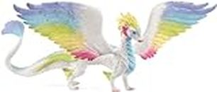 schleich BAYALA — 70728 Rainbow Dragon with Large, 13" Wingspan and Movable Parts, Colourful Toy Dragon Collectible Figurine, Fantasy Toys for Girls and Boys Ages 5+