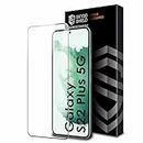 Skyddshield Edge to Edge Tempered Glass Compatible with Samsung Galaxy S22 Plus 5G and Samsung Galaxy S23 Plus 5G (6.6 Inch) with Easy Self Installation Kit | Black
