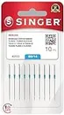 SINGER 10-Pack Serger Overlock Needles for Woven and Stretch Fabrics, Size 90/14