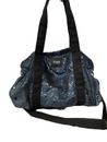 PINK Victoria Secret Blue & Black Sequin Sparkle Duffle Gym Bag