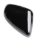 Car Mirror Housing, Rearview Mirror Replacement Cover, Black Car Right Mirror Housing Shell Cover for New Touran Automotive Exterior Mirrors
