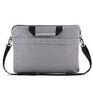 Kuber Industries Laptop Bag/Office Bag | College Bag Size- 38x30x10 cm | Suitable for Laptop Apple/Dell/Lenovo/ASUS/Hp/Samsung/Mi/MacBook/Ultrabook/Thinkpad/Idea pad/Surfacepro (Grey)