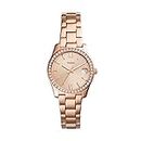 Fossil Analog Rose Gold Dial Women's Watch-ES4318