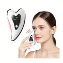 Household - Electric Gua Sha Tool Facial Gua Sha Board Face Massager Heating Plate - High Frequency Vibration -led Massager