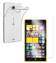 For NOKIA LUMIA 1520 CLEAR CASE + TEMPERED GLASS SCREEN PROTECTOR SHOCKPROOF