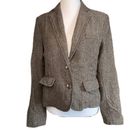 American Eagle Outfitters Jackets & Coats | American Eagle Women’s Brown Herringbone Wool Blend Blazer Jacket Medium | Color: Brown | Size: M
