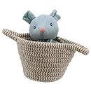 Wilberry - Pets in Baskets - Mouse Soft Toy - WB001806