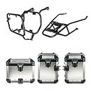 Rear Luggage Rack For For Tracer 900GT 900 GT GT900 2022 Motorcycle Aluminum Pannier Saddlebag Top Box Side Luggage Rear Case Rack Bracket Support Luggage Support Rack Rear Rack (Size : 3 Case SL Rac