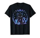 Adorable chat sorcière noir en cristal Alchemy Kawaii pastel gothique T-Shirt