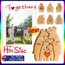 Personalized Bear Family Wooden Puzzle Toy Family Of Bears, Educational Toy DIW