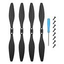 4Pcs Propeller Blade Replacement Compatible with Holy Stone 720/720E Drones Plastic Drone Folding Propeller Blades with 8x Screws & 1x Screwdriver