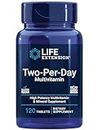 Life Extension Two-Per-Day High Potency Multi-Vitamin & Mineral Supplement - Vitamins, Minerals, Plant Extracts, Quercetin, 5-MTHF Folate & More - Gluten-Free - Non-GMO - 120 Tablets