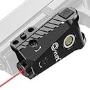 CVLIFE Picatinny Red Laser Sight Magnetic Charging Rechargeable Red Laser Beam for 21MM Picatinny Rail Mount, Low Profile Hunting Laser Sight with Ambidextrous Switches