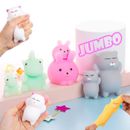 Squishies Mochi Squishy Toy, 6Pcs Jumbo & Mini,Party Favors for Kids Stress R...