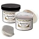 Aves Apoxie Sculpt - 2 Part Modeling Compound (A & B) - 1 Pound, Apoxie Sculpt for Sculpting, Modeling, Filling, Repairing, Simple to Use and Durable Self-Hardening Modeling Compound - Silver Grey