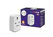 Wipro 16A Wi-Fi Smart Plug with Energy Monitoring- Suitable for Large Appliances like Geysers, Microwave Ovens, Air Conditioners (Compatible with Alexa and Google Assistant)- White (1)