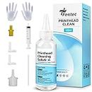 FENTEC Printhead Cleaner 100ML Printer Cleaning Kit, Printer Head Cleaning, Printhead Cleaning Kit for All Epson HP Canon Brother Inkjet Printheads
