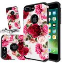 For Iphone 11 Pro 6 6s 7 8 Plus XR X Xs Max SE Red Floral Cute Girls Case