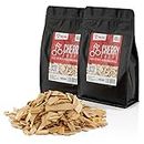 BBQ-TORO Smoker Chips al Ciliegia | Trucioli per affumicatura al Legno di Ciliegia, Trucioli per Grill a Gas, Smoker, BBQ (800.0)