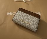 michael kors Ladies Leather Coin Card purse White New & Tags Rrp £188 MK