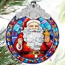 Touber Santa Claus Ornament, Santa Claus Christmas Ornament, Santa Claus Ornaments for Christmas, Christmas Ornaments Clearance, Santa Claus Christmas Tree Ornament, Gifts for Santa Claus Lover