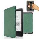 MyGadget Funda para Amazon Kindle Paperwhite 7ª Generación hasta 2017 - Case E - Reader | Ebook - Carcasa Agarre elástico y Tapa Magnética - Turquesa