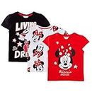 Disney Girls 3 Pack Minnie Mouse T-Shirts 2-3 Years