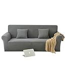 Aismart Waterproof Sofa Cover 3 Seater Super Soft Stylish Couch Covers for Dogs Pets Cats Non Slip Sofa Slipcover for Living Room Furniture Protector (I,40x40cm Pillow)