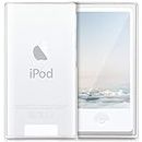 NOVAGO Compatible avec iPod Nano 7 -Coque arrière + Contour Avant Transparent Rigide Anti oxydation
