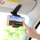 Black 360° Car Sun Visor Dashboard Cell Phone Holder Mount Accessories For GPS