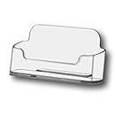 EPOSGEAR® 5 Pack - Freestanding Counter Acrylic Business Card Display Dispenser Holders (Landscape)