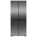 Fisher & Paykel 498L Quad Door Refrigerator Freezer Black Stainless Steel RF5...