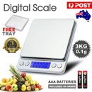 3kg/0.1g Kitchen Digital Scale LCD Electronic Balance Food Weight Postal Scales