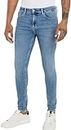 Calvin Klein Jeans Men's SUPER SKINNY Pants, Denim Medium, 36W / 34L
