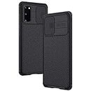 Nillkin Case for Samsung Galaxy S20 S 20 (6.2" Inch) CamShield Pro Camera Close & Open Double Layered Protection TPU + PC Black Color