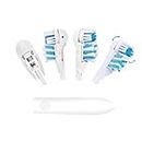 4/8/16 Pcs Electric Toothbrush Replacement Heads Sensitive Dual Clean Rotating Sets Fit for Braun Oral B Cross Action Power 4732 3733 4734 (4)