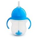 Munchkin Any Angle Click Lock Weighted Straw Trainer Cup, 7 Oz, 1 Pack, Blue