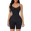 FeelinGirl Shapewear Bodysuit for Women Tummy Control Shaper Seamless Butt Lifter Thigh Slimmer Body Shaper Black M/L