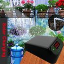 Riego por goteo automático + temporizador con sistema solar para kit de plantas de jardín en el hogar