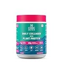 Chicnutrix Daily Collagen Peptides with Plant Protein | 15 Servings of Mocha Coffee Flavour | Japanese Marine Collagen, Amla, Shatavari, Brahmi, Pomegranate & Tulsi | Digestive Enzymes