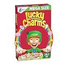 Lucky Charms Gluten Free Cereal with Marshmallows, Kids Breakfast Cereal, Made with Whole Grain, Mega Size, 29.1 oz