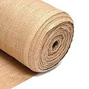1m Hessian Fabric – Textured Burlap Jute Sack Material– 40” Inch Wide, 102cm Wide, 10oz 225GSM –Fabric for School Boards, Gardens, Table Runners, Arts & Crafts – by Discount Fabrics