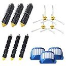 VacuumPal Replacement Parts Kit Including Bristle & Flexible Beater Brush & Armed-3 Side Brush & Filters for iRobot Roomba 600 Series 614 620 630 650 660 665 690 Vacuum Cleaner Accessory