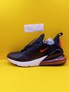 Nike Air Max 270s Black Red Uk 6 Running Trainers Gym Shoes Sneakers Fb8037-001