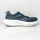Saucony Mens Ride 17 S20924-100 Black Running Shoes Sneakers Size 8
