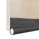 SWISSELITE Under Door and Window Draft Blocker,Stylish Wind,Sound and Polluted Air Blockers,Waterproof,Reduce Noise,Sound,Bad Smell Out (Wooden Dark Gray)