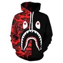 IMSTAM Unisex Hoodie Novelty Hooded Pullover Casual Sweatshirt For Youth Women Men 1-M